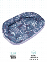 Подушка-позиционер для сна AmaroBaby Soft Care, кокон-гнездышко — Flower dreams