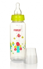 Полипропиленовая бутылочка для кормления со стандартным горлышком Farlin, 240 мл. PP-767