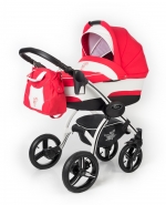 Коляска для новорожденных Esspero I-Nova (шасси White) — Red Lux