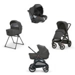 Коляска 3 в 1 Inglesina Aptica XT (DRW I-Size) с подставкой под люльку Stand Up — Magnet Grey