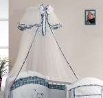 Балдахин с держателем Roman Baby COUNTRY — Indaco (Cерый)