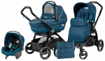 Коляска 3 в 1 Peg Perego Book Plus XL Modular System — saxony blue
