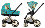 Коляска 2 в 1 Cybex Priam by Jeremy Scott Cherubs + аксессуары — Cherubs Blue