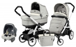 Коляска 3 в 1 Peg Perego Book 51 Pop Up Modular System (шасси White/Black)