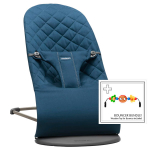 Детский шезлонг с игрушкой BabyBjorn Balance Bliss — 03 / Темно-синий