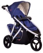 Коляска для двойни Phil and Teds Vibe 3 — Cobalt