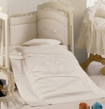 Постельный комплект Roman Baby POLVERE DI STELLE 5 предметов — Ivory (Крем)