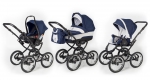 Коляска 3 в 1 Esspero Classic (шасси Black) — Navy Grey