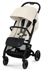 Прогулочная коляска Cybex Beezy — Canvas White с дождевиком и бампером