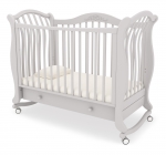 Кроватка Gandylyan (Гандылян) Габриэлла Люкс (колёса) — Белая ночь