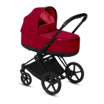 Коляска для новорожденных Cybex Priam III (шасси Matt Black) — True Red