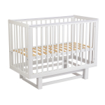 Детская кроватка Incanto PAPI (маятник) массив березы — белый