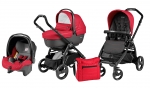 Коляска 3 в 1 Peg Perego Book Plus XL Set Modular — Bloom Red