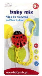 Держатель для пустышки Baby Mix — Божья коровка