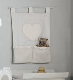 Панно с карманами Roman Baby CUORE DI MAMMA — Ivory (Крем)