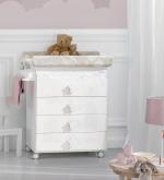 Пеленальный комод Micuna Dolce Luce B-1673	 — White