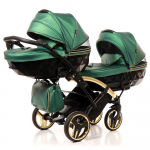 Коляска для двойни 2 в 1 Junama Fluo Line Duo slim — JDFL-02