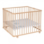 Детский манеж-кроватка Geuther Lucilee 90,2 x 97,4 — натуральный 09