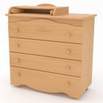 Пеленальный комод Gandilyan (Гандылян) Сильвия Люкс — Натуральный