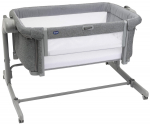 Кроватка CHICCO NEXT2ME MAGIC EVO — DARK GREY