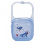 Контейнер для пустышки Canpol "Machines" арт. 2/931 — синий/самолетик