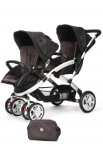 Коляска для двойни Casualplay STWINNER (без матрасиков) — Lava Rock