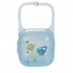 Контейнер для пустышки Canpol "Machines" арт. 2/931 — бирюзовый/ракета