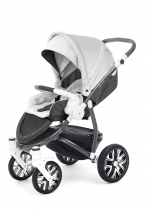 Прогулочная коляска Esspero Grand Discovery (шасси Graphite White) — White leatherette