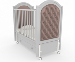 Детская кроватка Gandilyan "Софи" Люкс маятник — белая ночь