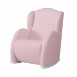 Кресло-качалка Micuna Wing/Flor — White/Pink Leatherette