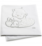 Покрывало Italbaby Love 110х150 пике — белый