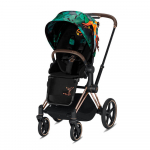 Прогулочная коляска Cybex Priam III Birds of Paradise — Rosegold