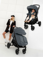 Прогулочная коляска Amarobaby Strollin Joy — Серый