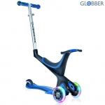 Самокат GLOBBER EVO 5 in 1 с 3 светящимися колесами — Navy Blue