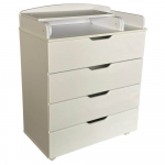 Пеленальный комод КЕДР Victoria Comfort — Белый