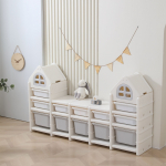 Стеллаж для игрушек UNIX Kids (12 ящиков) — Grey 