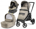 Коляска 3 в 1 Peg Perego Team Primonido I-Size Modular — Luxe Ecru
