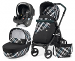 Коляска 3 в 1 Peg Perego Book Tartan Elite Lounge Modular