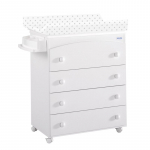 Пеленальный комод Micuna B-970 — White/Grey Stars