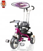 Велосипед трехколесный Lexus Trike Grand Print Deluxe — malina (розовый)