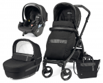 Коляска 3 в 1 Peg Perego Book Rock Elite Lounge Modular — Black