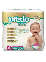Подгузники Predo Baby Экономичная пачка (20 шт.) № 4 (7-18 кг) макси
