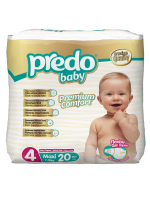 Подгузники Predo Baby Экономичная пачка (20 шт.) № 4 (7-18 кг) макси