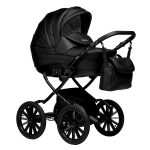 Коляска 2 в 1 Indigo INDIGO Special Plus 14" — черная кожа
