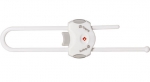 Пластиковый блокиратор Safety 1st открывания распашных дверей шкафа (белый) — 39096760