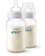 Бутылочка из полипропилена Avent Anti-colic 330 мл, 2шт, 3 мес+ SCF816/27