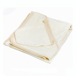 Комплект для купания Italbaby (полотенце 100х100, варежка) бамбук — крем