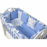 Бортики в кроватку Ma Licorne La Foret — Bleu (голубой)
