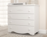 Пеленальный комод Gandilyan (Гандылян) Сильвия Люкс — Белый