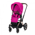 Прогулочная коляска Cybex Priam III (шасси Rose Gold) — Fancy Pink